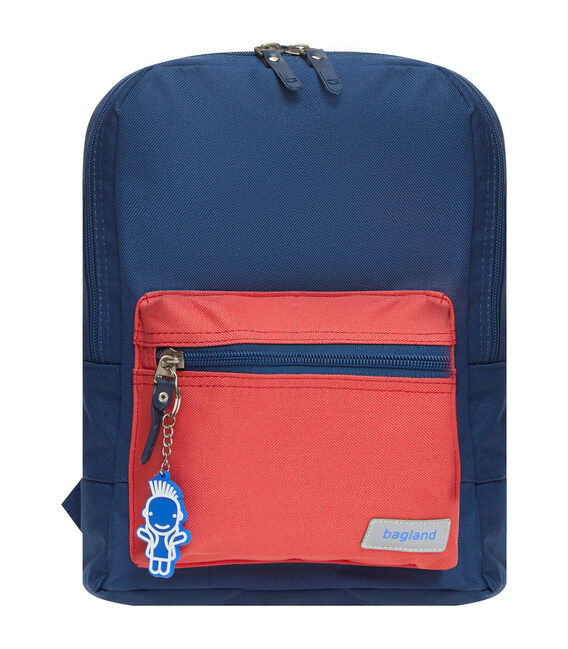 Рюкзак Bagland Молодіжний mini 8 л. синій/червоний (0050866) картинка, зображення, фото