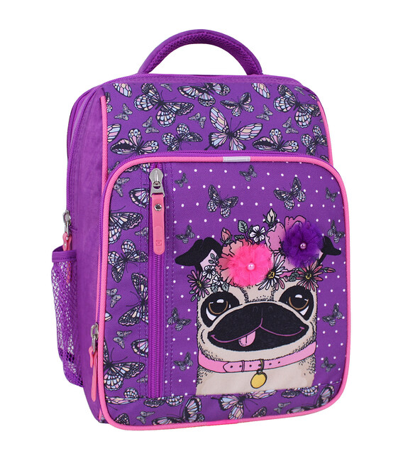 Рюкзак шкільний Bagland Школяр 8 л. фіолетовий 890 (0012870) фото, картинка, изображение