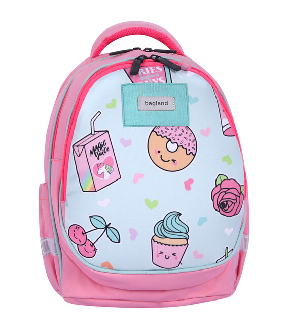 Рюкзак шкільний Bagland Butterfly 21 л. рожевий 1349 (0056566) картинка, зображення, фото
