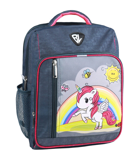 Рюкзак шкільний BL Школяр 8 л. 321 сірий 680 (00012870) фото, картинка, изображение