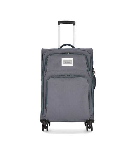 Валіза Bagland Валенсія середня 63 л. сірий (003796624) картинка, зображення, фото