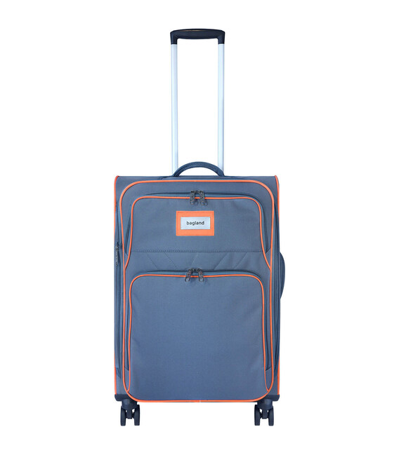 Валіза Bagland Валенсія середня 63 л. сірий 1311 (003796624) фото, картинка, изображение