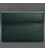 Шкіряний чохол-конверт на магнітах для MacBook Pro 16" Зелений картинка, зображення, фото