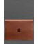Кожаный чехол-конверт на магнитах для MacBook Pro 16" Светло-коричневый Crazy Horse фото, картинка, изображение