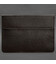 Шкіряний чохол-конверт на магнітах для MacBook Pro 16" Темно-коричневий картинка, зображення, фото