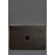 Кожаный чехол-конверт на магнитах для MacBook Pro 16" Темно-коричневый Crazy Horse фото