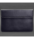 Шкіряний чохол-конверт на магнітах для MacBook Pro 16" Темно-синій картинка, зображення, фото