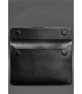 Шкіряний чохол-конверт на магнітах для MacBook Pro 16" Чорний картинка, зображення, фото