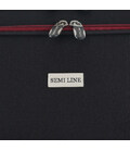 Валіза Semi Line 20" (S) Black/Red Lines (T5680-1) картинка, зображення, фото