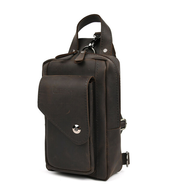 Чоловічий нагрудна сумка слінг рюкзак на одне плече Limary lim-910RC фото, картинка, изображение
