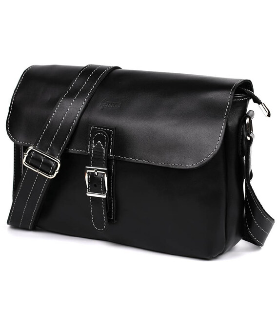 Сумка-месенджер через плече чоловіча шкіряна TARWA ZAw-7084-3md фото, картинка, изображение