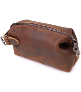 Чоловіча барсетка у вінтажному стилі з натуральної шкіри Vintage sale_15109 Коричневий картинка, зображення, фото