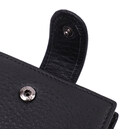 Горизонтальный кошелек для мужчин из натуральной кожи Vintage sale_15037 Черный фото, картинка, изображение