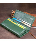 Кошелек на магнитах с клапаном женский ST Leather 19240 Зеленый фото, картинка, изображение