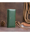 Кошелек на магнитах с клапаном женский ST Leather 19240 Зеленый фото, картинка, изображение