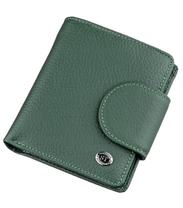 Кошелек женский компактный ST Leather 18959 Зеленый фото, картинка, изображение