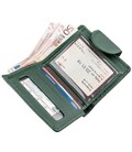 Кошелек женский компактный ST Leather 18959 Зеленый фото, картинка, изображение