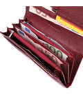 Женский оригинальный кошелек из натуральной кожи ST Leather 22522 Бордовый фото, картинка, изображение