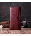 Женский оригинальный кошелек из натуральной кожи ST Leather 22522 Бордовый фото, картинка, изображение