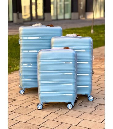 Чемодан RGL PP3 маленький S голубой фото, картинка, изображение