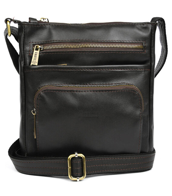 Чоловічі шкіряні сумки месенджер GC-1303-3md TARWA з кишенею фото, картинка, изображение