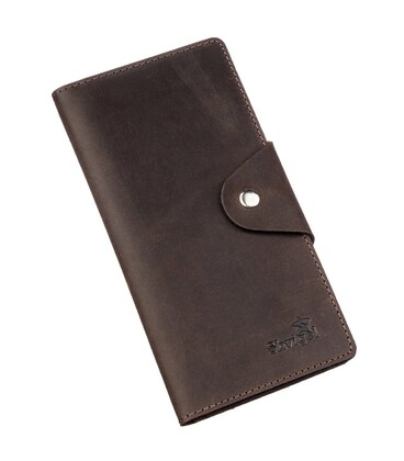 Гаманець чоловічий з вінтажної шкіри SHVIGEL 16169 Коричневий картинка, зображення, фото