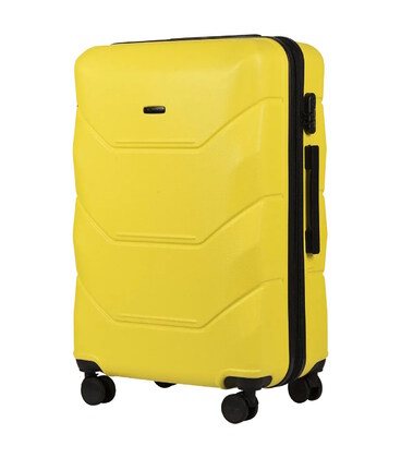 Чемодан Wings 149 большой L желтый фото, картинка, изображение