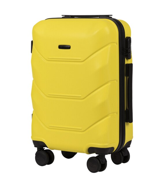 Чемодан Wings 149 маленький S Peacock желтый фото, картинка, изображение