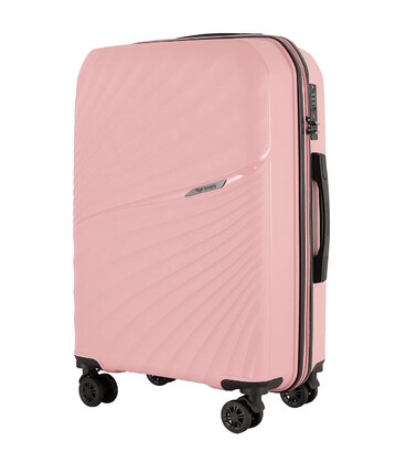 Чемодан Wings DQZ-02 средний M розовый фото, картинка, изображение
