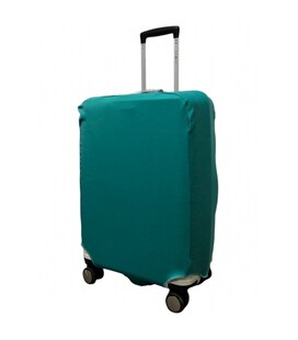Чохол для валізи 4828 колір смарагдовий розмір середня M