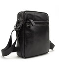 Месенджер кожаный чорний Tiding Bag 8713A картинка, зображення, фото