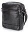Шкіряна чоловіча сумка SHVIGEL 00791 Чорна картинка, зображення, фото