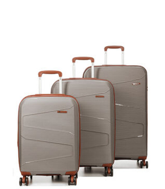 Набір валіз Airtex 293 Worldline шампань - картинка, зображення, фото валізи