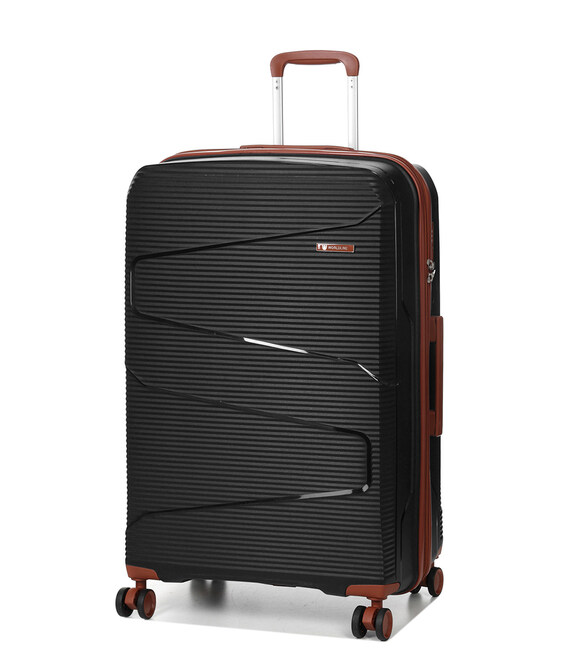 Чемодан Airtex 293 большой L Worldline черный фото, картинка, изображение