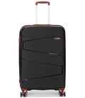 Чемодан Airtex 293 Maxi Worldline черный фото, картинка, изображение