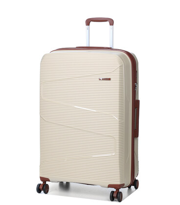 Чемодан Airtex 293 Maxi Worldline бежевый фото, картинка, изображение