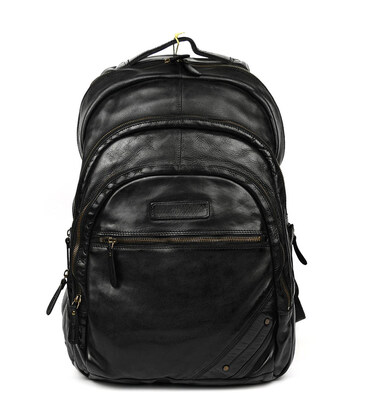 Великий шкіряний рюкзак HILL BURRY HB4013A 52см 2 фото, картинка, изображение