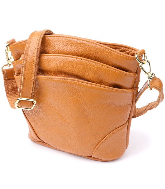 Невелика жіноча сумка з натуральної шкіри sale_15124 Vintage Рудий картинка, зображення, фото