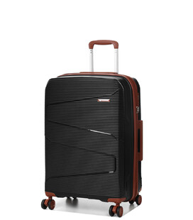 Чемодан Airtex 293 средний M Worldline черный фото, картинка, изображение