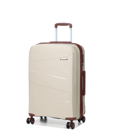 Чемодан Airtex 293 Midi Worldline бежевый фото, картинка, изображение