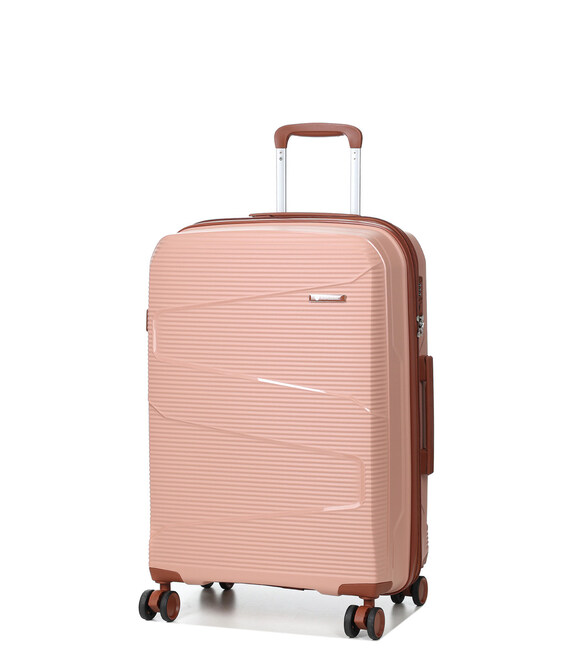 Чемодан Airtex 293 Midi Worldline розовое золото фото, картинка, изображение