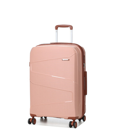 Чемодан Airtex 293 Midi Worldline розовое золото фото, картинка, изображение