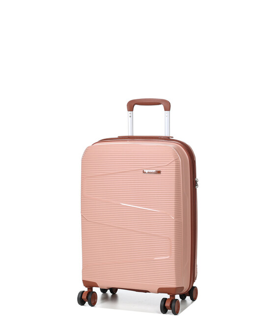 Чемодан Airtex 293 маленький S Worldline розовое золото фото, картинка, изображение