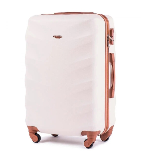 Чемодан Wings 402 средний M кремовый фото, картинка, изображение