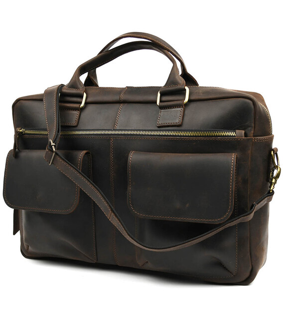 Велика шкіряна сума для документів, нотубука 17 дюймів TARWA RC-3160-4sa фото, картинка, изображение