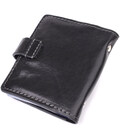 Візитниця унісекс з натуральної гладкої шкіри GRANDE PELLE 22941 Чорна картинка, зображення, фото