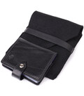 Візитниця унісекс з натуральної гладкої шкіри GRANDE PELLE 22941 Чорна картинка, зображення, фото