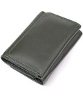 Маленький кошелек удобного формата из натуральной кожи ST Leather 23076 Зеленый фото, картинка, изображение