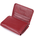 Компактный кошелек удобного формата из натуральной кожи ST Leather 23077 Бордовый фото, картинка, изображение