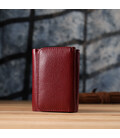 Компактный кошелек удобного формата из натуральной кожи ST Leather 23077 Бордовый фото, картинка, изображение